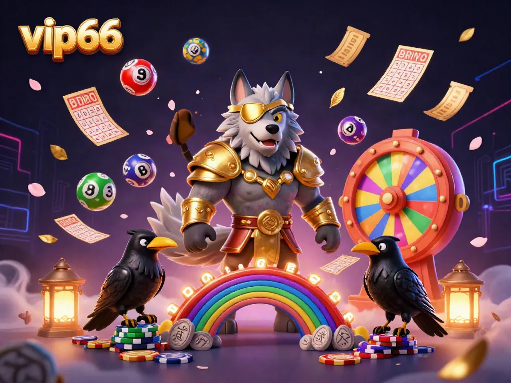 Engage in thrilling casino excitement at vip66 with vibrant colors and dynamic elements.