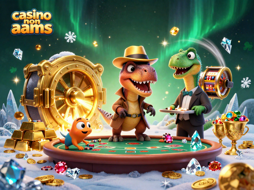 Giocare nel casino non aams con un velociraptor travestito, pieno di tesori e divertimento.