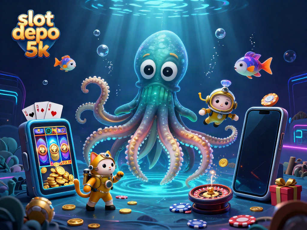 Engage in thrilling slots at slot depo 5k with exciting characters and vibrant game elements.