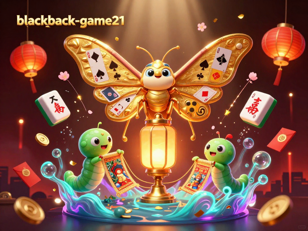 Experience blackjack-game21 excitement with vibrant casino elements and animated action in a captivating illustration.