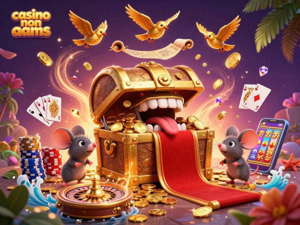 Gira il mondo dei casino non AAMS con un'immagine ricca di dettagli e luci, divertimento garantito.