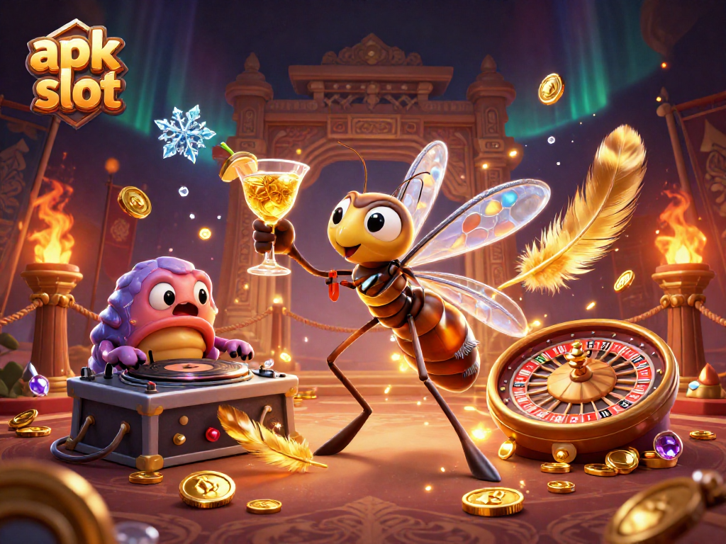 Memperkenalkan apk slot dalam ilustrasi 3D yang menawan dengan karakter kasino yang unik.