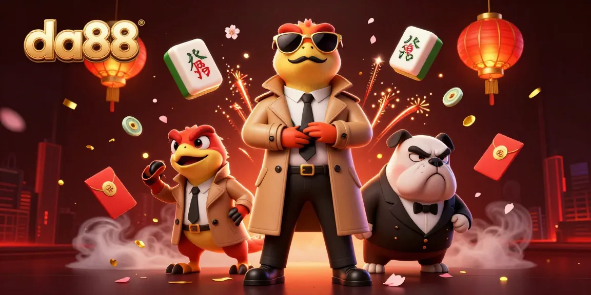 Experience the excitement of da88 as whimsical raptors try to enter a VIP casino lounge with fun and flair.