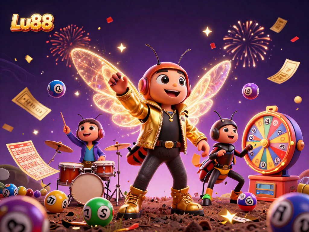 Experience thrilling gameplay with Lu88, showcasing a vibrant casino atmosphere filled with excitement!