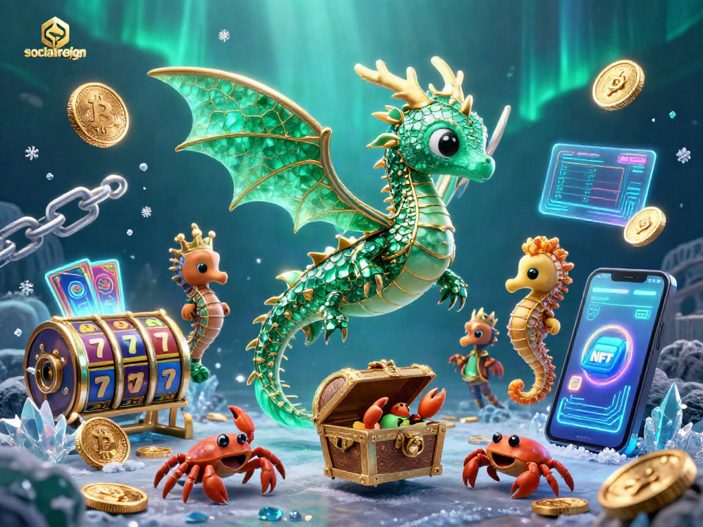 Experience thrilling action with socialreign, showcasing a vibrant underwater casino scene packed with dynamic gaming elements.