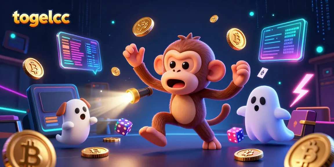 An engaging scene of playful characters unveiling fun at togelcc casino, showcasing dynamic gameplay elements.