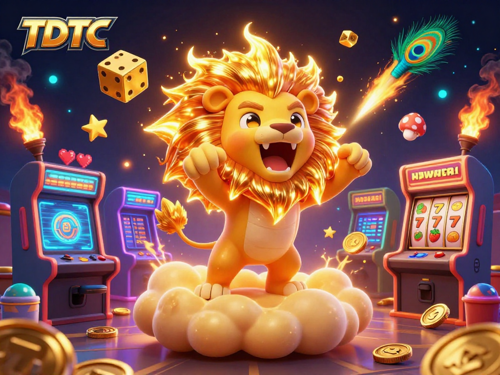 Engage in winning strategies with TDTC through a vibrant casino-themed 3D illustration.
