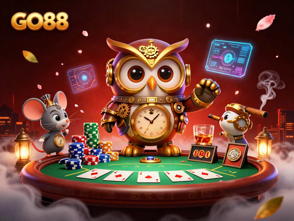 Experience GO88 by playing exciting poker with strategic elements and colorful chips.