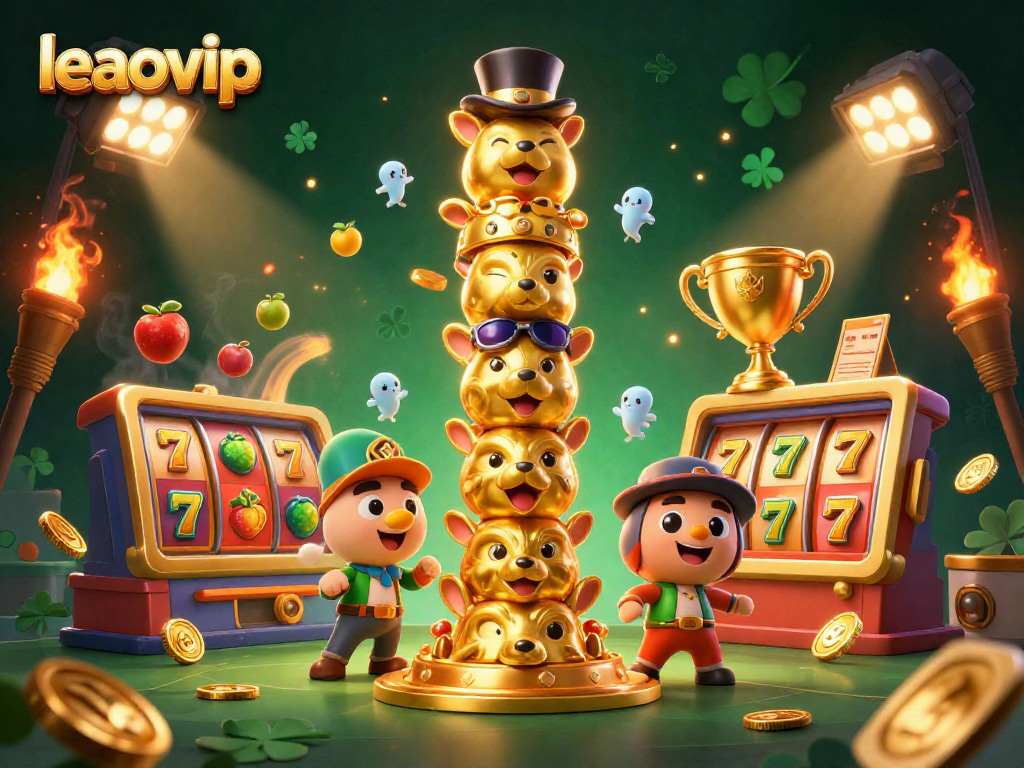 Jelajahi pengalaman permainan jackpot dengan leaovip yang penuh warna dan elemen kasino!