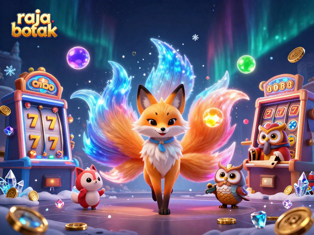 Engage with raja botak in this vibrant slot gaming scene featuring magical characters and dynamic elements.