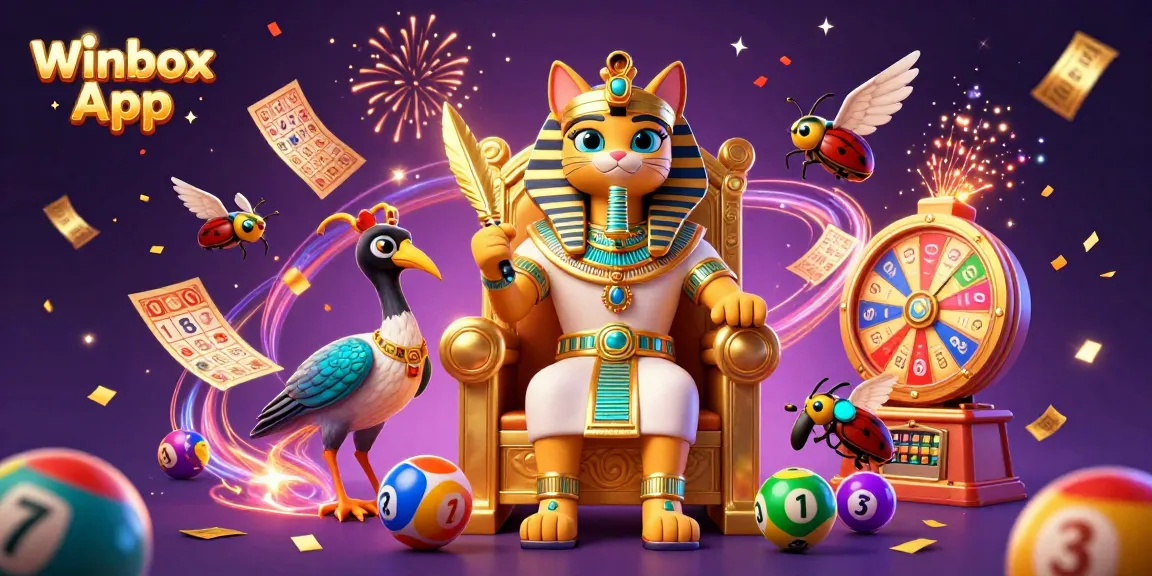 Experience the excitement of the Winbox App with dynamic lottery and casino elements.
