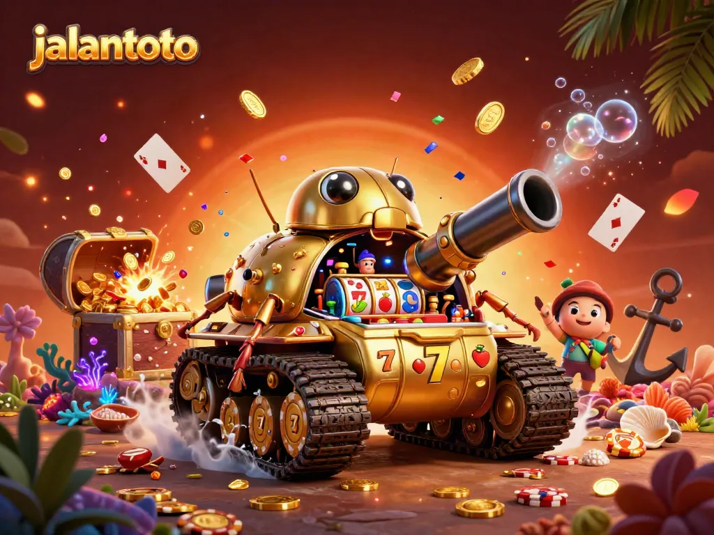 Mengakses jalantoto dengan cepat melalui tank kasino emas 3D dan elemen permainan menarik