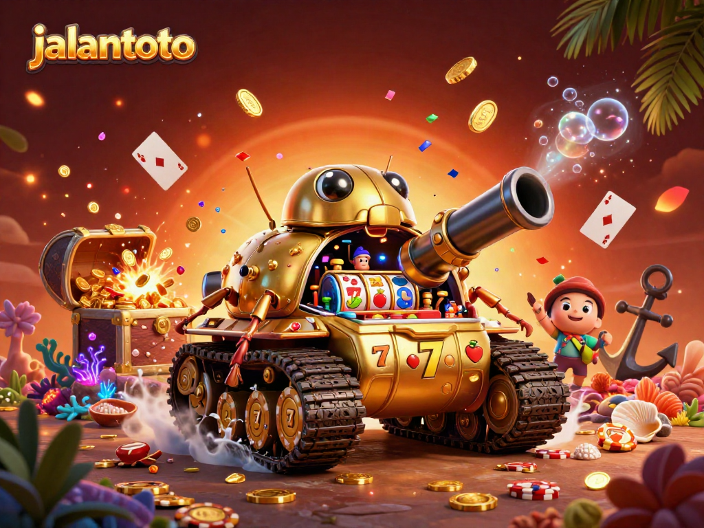 Mengakses jalantoto dengan cepat melalui tank kasino emas 3D dan elemen permainan menarik