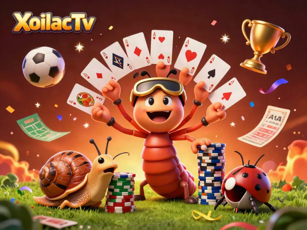 XoilacTv facilitates thrilling sports betting action with detailed characters and vibrant celebrations.