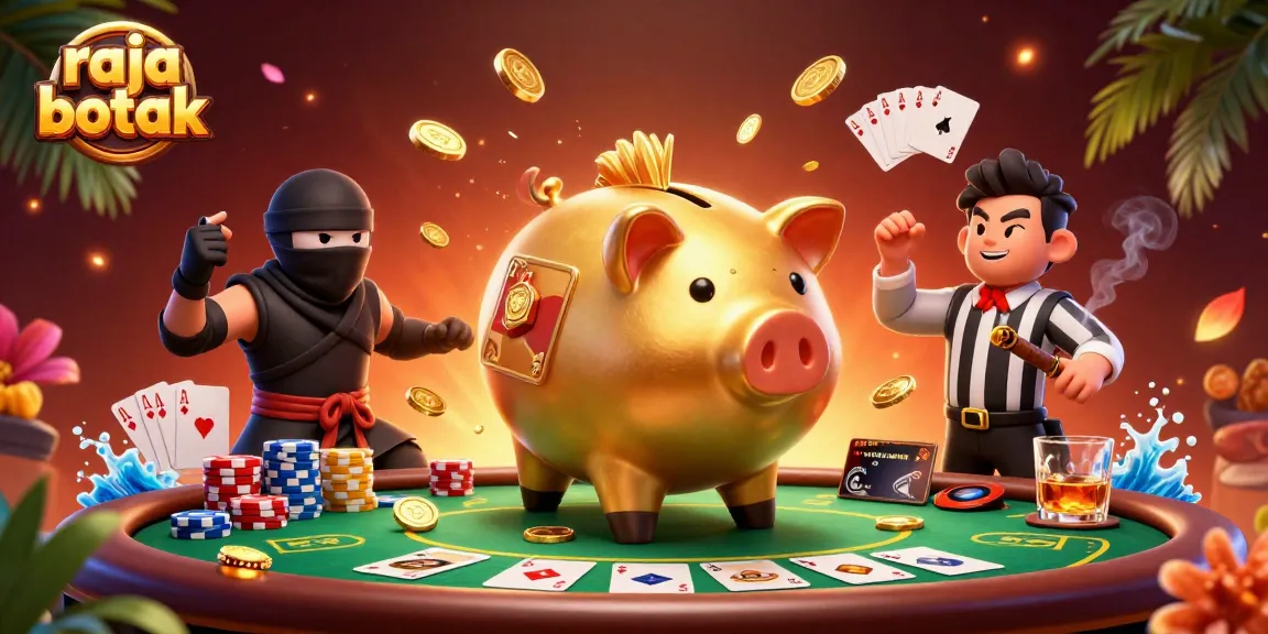 Experience thrilling gaming action with the raja botak character in an exciting casino battle.