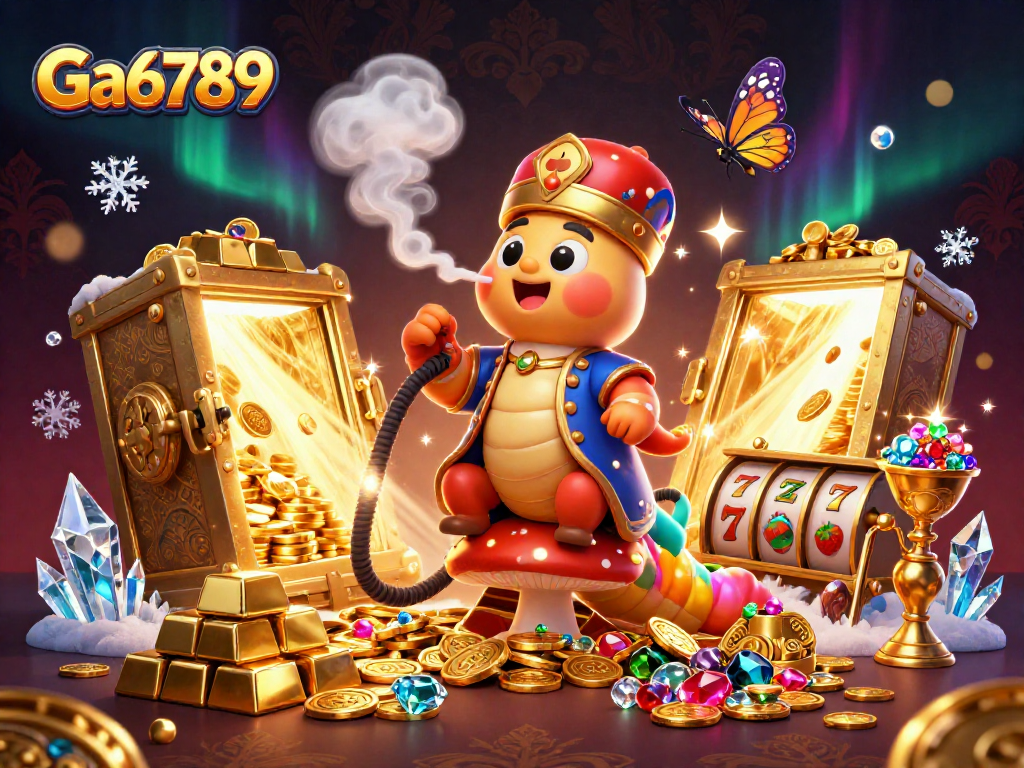 Play exciting slots at Ga6789, featuring vibrant characters and thrilling casino elements.