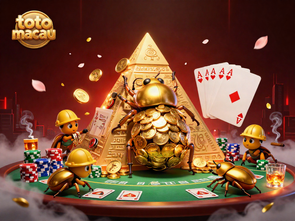 Participate in thrilling gameplay with toto macau featuring colorful poker elements and engaging characters.