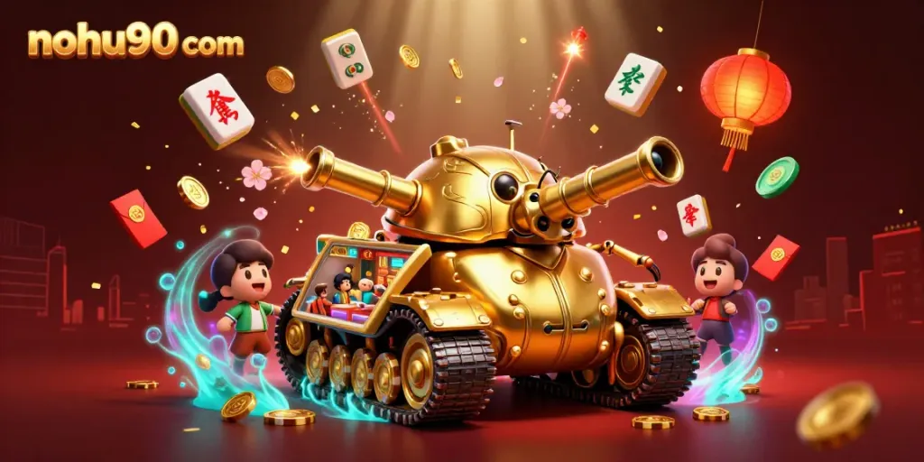Experience the thrilling mini-casino within a golden beetle tank at nohu90 com!