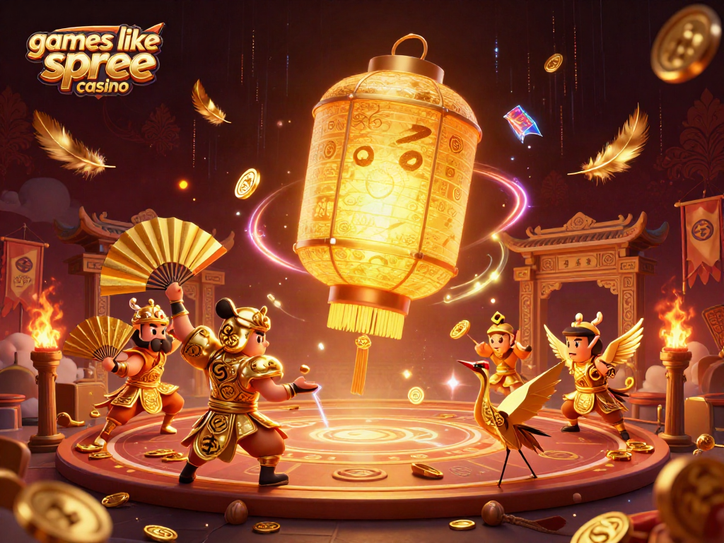 Engage in games like spree casino with a vibrant night market casino scene full of dynamic gaming elements.