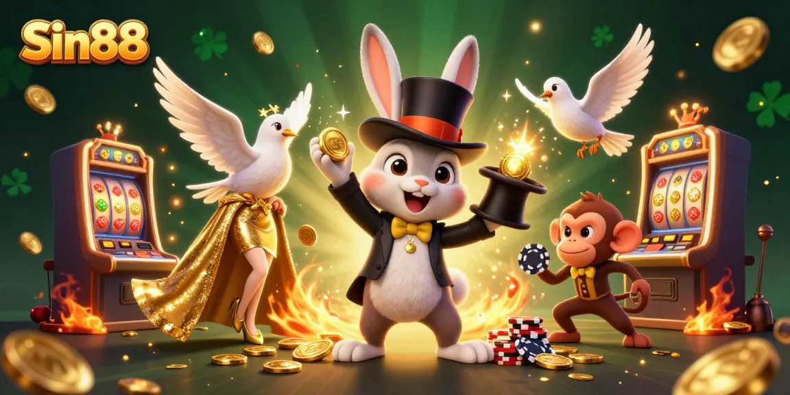 Players spin the reels at Sin88's vibrant online casino, featuring exciting jackpot rewards.