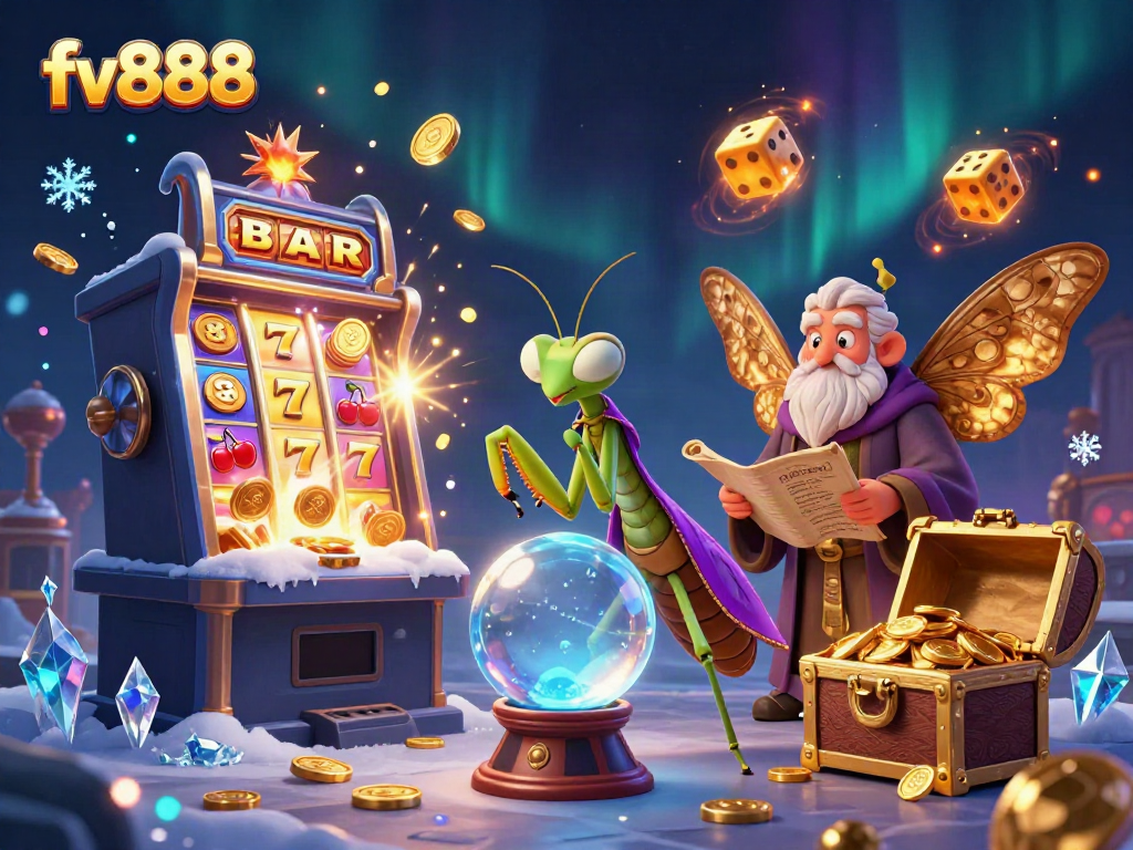 Experience fv888's thrilling gaming world with vibrant slots and enchanting characters.