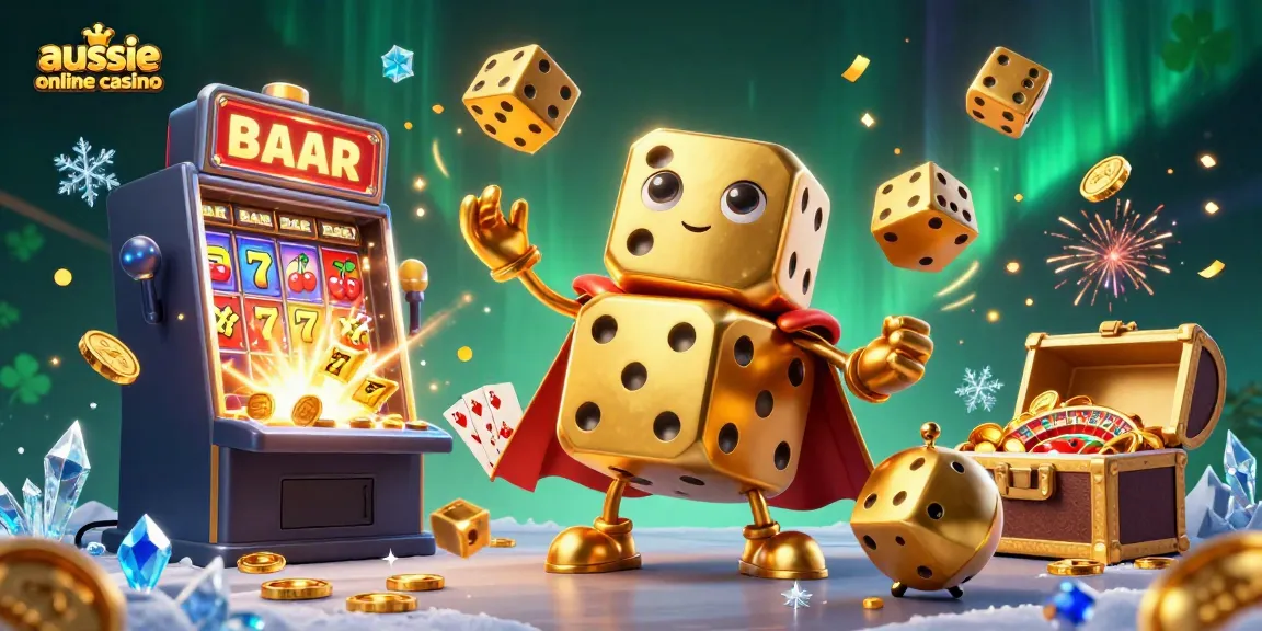 Experience the excitement of the aussie online casino with golden dice, jackpots, and dynamic gameplay!