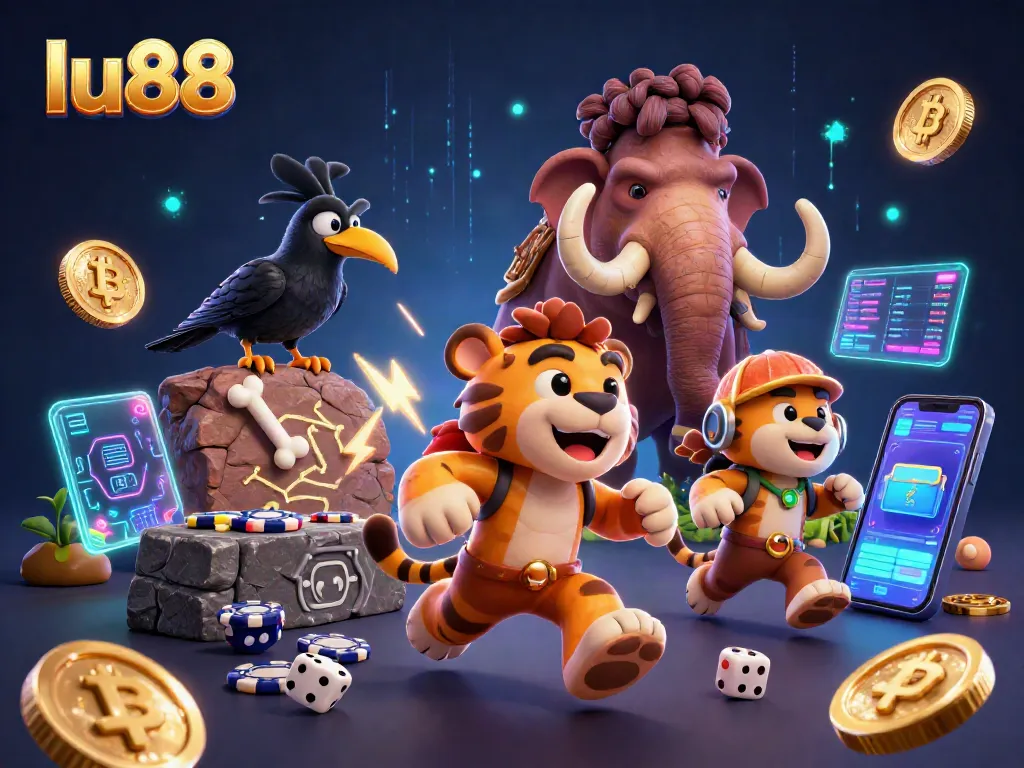 Experience thrilling gameplay at lu88 with a unique caveman-themed casino adventure.