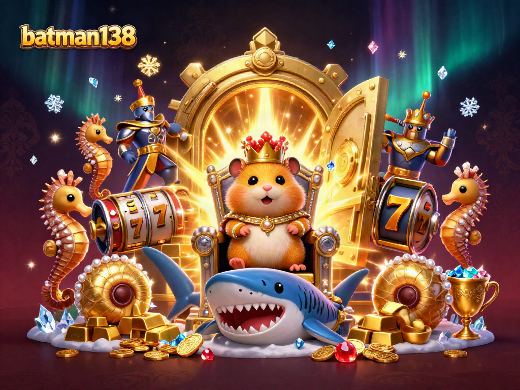 Experience exciting gameplay with batman138's golden hamster king and thrilling casino treasures.