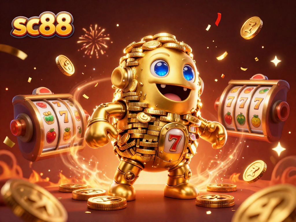 Spin and win with the dynamic slot features of sc88, showcased in captivating 3D art.