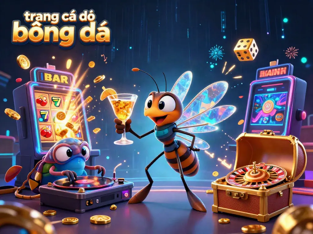 Experience dynamic sports betting action with trang cá độ bóng đá in a vibrant 3D casino scene
