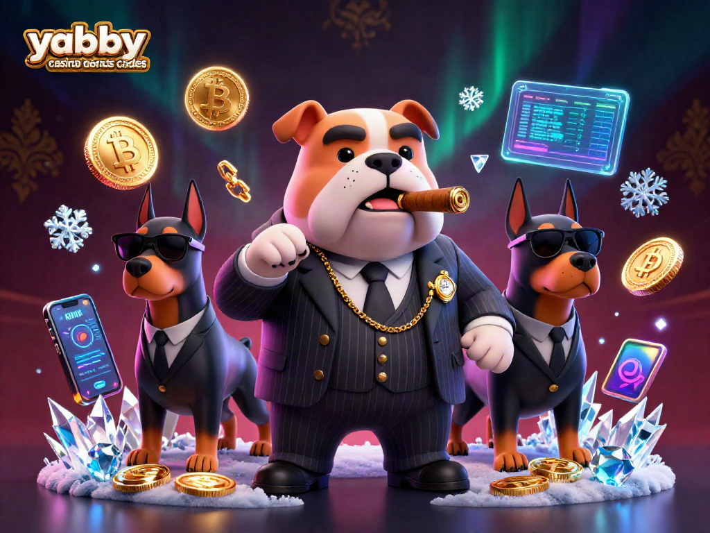 Experience big wins with Yabby Casino bonus codes featuring cartoon mafia characters and crypto coins.