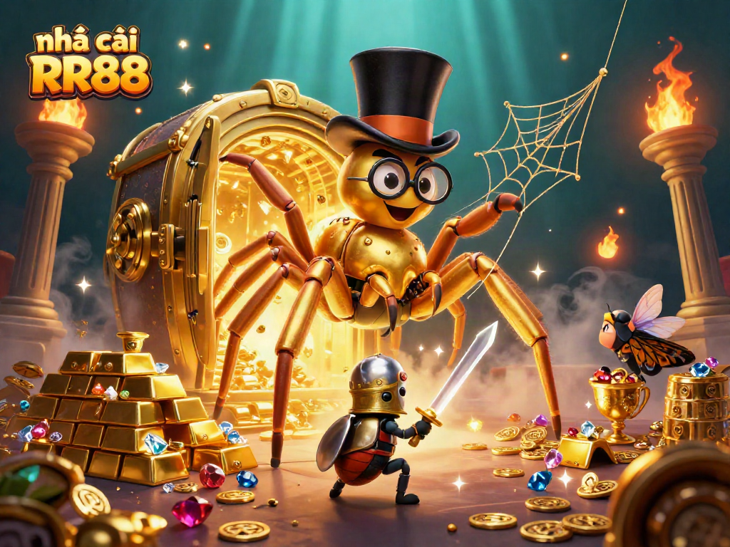Engage in the vibrant world of nhà cái RR88 with this dynamic casino scene.