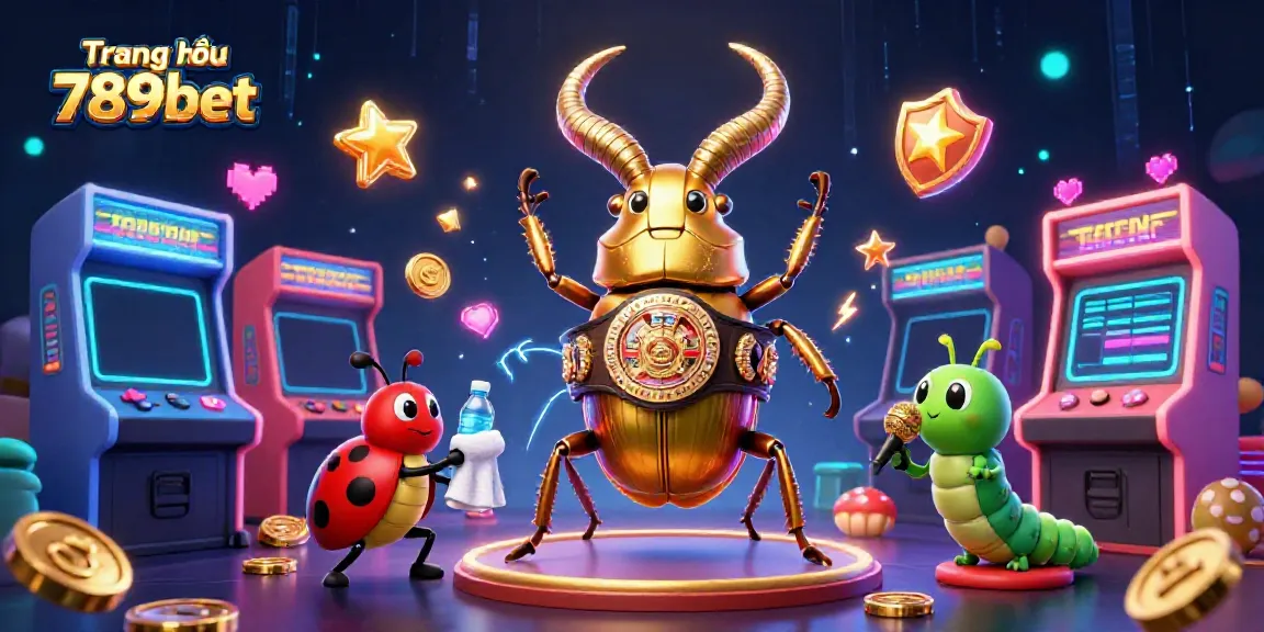 Engage with an exciting 3D scene featuring Trang chủ 789bet's iconic characters in a vibrant gaming setting.