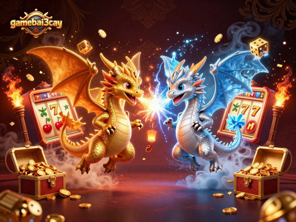 Experience the thrilling adventures at gamebai3cay with dragons battling while jackpots explode.